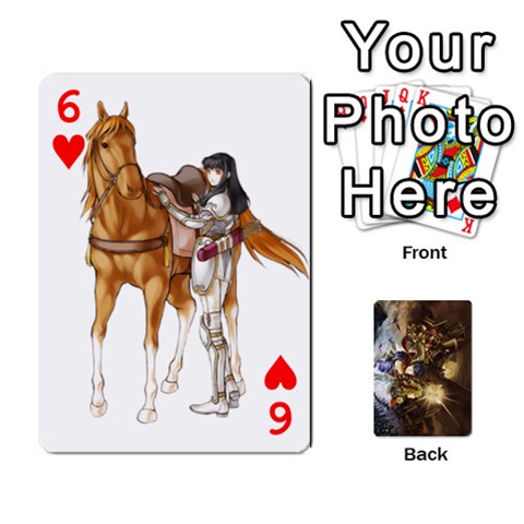Radiant Dawn Playing Cards By Luke Douglass Front - Heart6