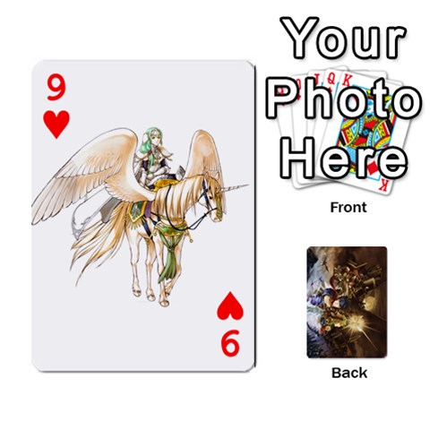 Radiant Dawn Playing Cards By Luke Douglass Front - Heart9