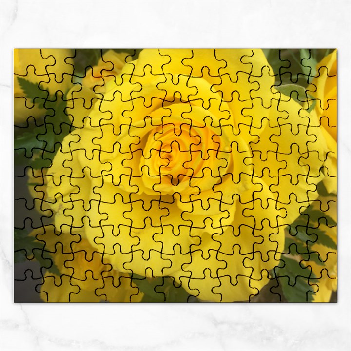 Yellow rose Jigsaw Puzzle (Rectangular)