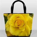 Yellow rose Bucket Bag Front