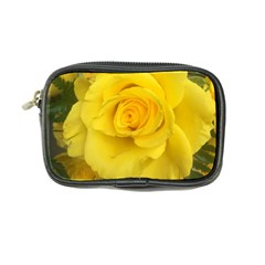 Yellow Rose Coin Purse by glendatartist