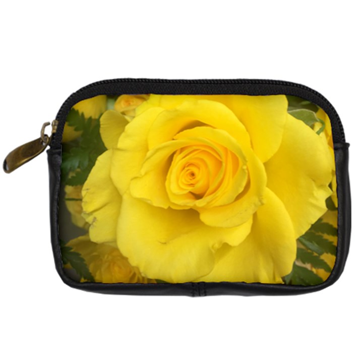 Yellow rose Digital Camera Leather Case