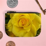 Yellow rose Mini Coin Purse Front