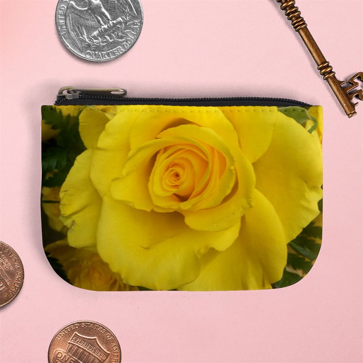 Yellow rose Mini Coin Purse