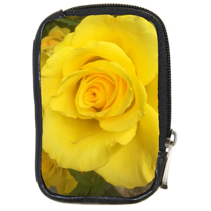Yellow rose Compact Camera Leather Case