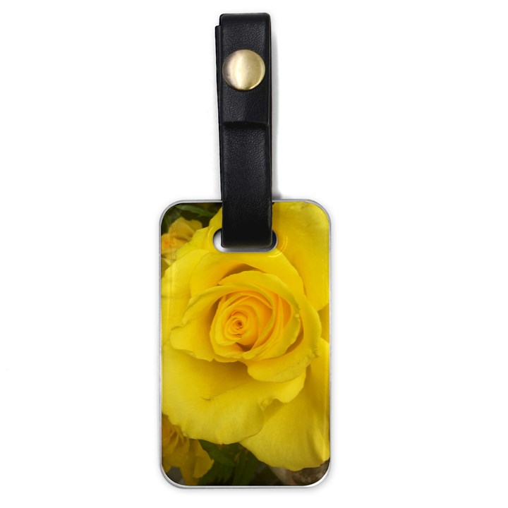 Yellow rose Luggage Tag (one side)