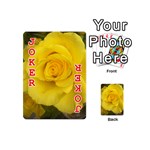 Yellow rose Playing Cards 54 (Mini) Front - Joker2