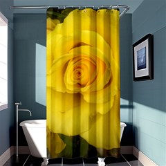 Yellow Rose Shower Curtain 36  X 72  (stall) by glendatartist