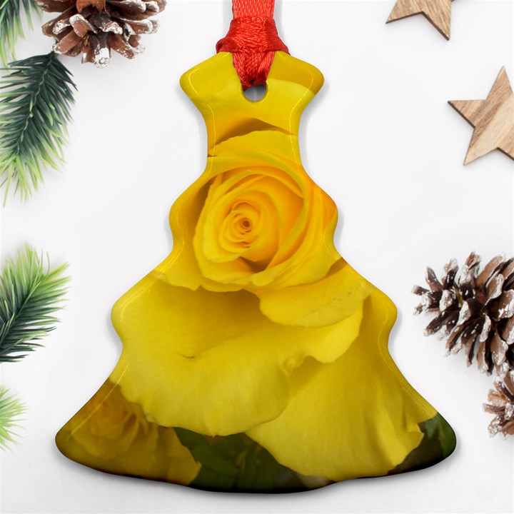 Yellow rose Ornament (Christmas Tree) 