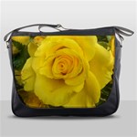 Yellow rose Messenger Bag Front