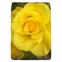 Yellow Rose Removable Flap Cover (l) by glendatartist