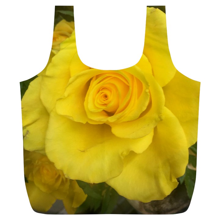 Yellow rose Full Print Recycle Bag (XL)