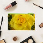 Yellow rose Cosmetic Bag (XS) Back