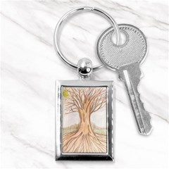 Roots Key Chain (rectangle) by glendatartist