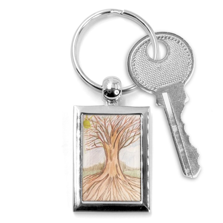 roots Key Chain (Rectangle)