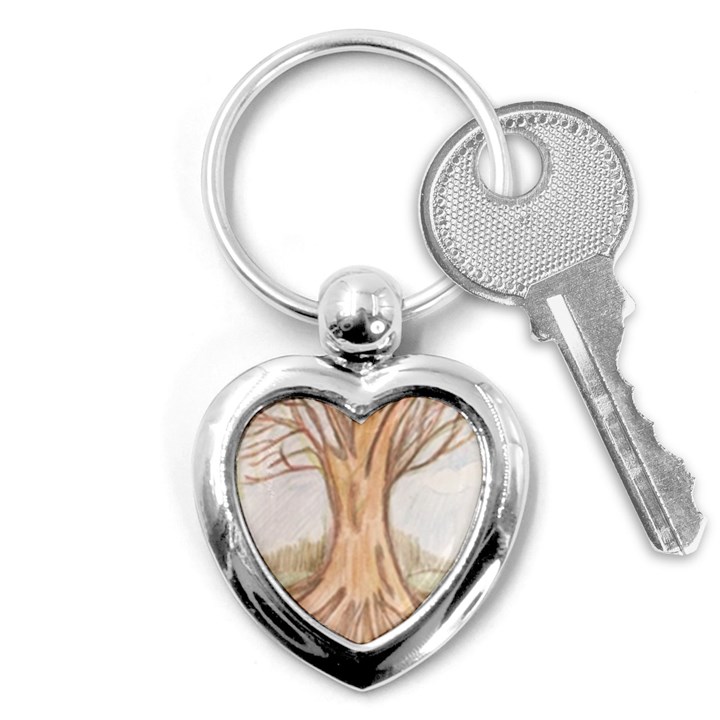 roots Key Chain (Heart)