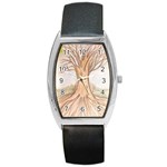 roots Barrel Style Metal Watch Front