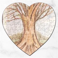 Roots Jigsaw Puzzle (heart) by glendatartist
