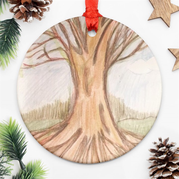roots Round Ornament (Two Sides)