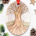 roots Oval Ornament (Two Sides) Back