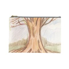 Roots Cosmetic Bag (large) by glendatartist