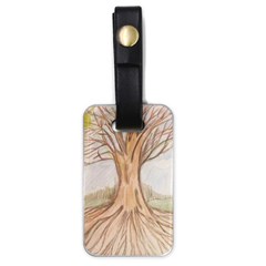 Roots Luggage Tag (one Side) by glendatartist