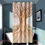 roots Shower Curtain 36  x 72  (Stall) Curtain(36 X72 ) - 33.26 x66.24  Curtain(36 X72 )