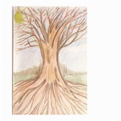 Roots Small Garden Flag (two Sides) by glendatartist