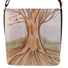 Roots Flap Closure Messenger Bag (s) by glendatartist