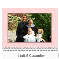 Girls calender - Wall Calendar 11  x 8.5  (12-Months)