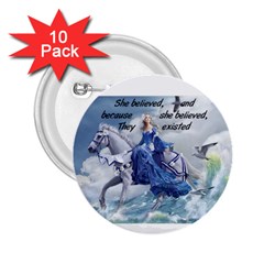 faith button - 2.25  Button (10 pack)