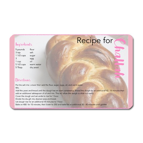 Challah Recipe By Chaya Kessler Front