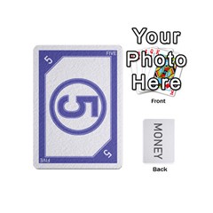 Money Cards - deck 3 - Playing Cards 54 Designs (Mini)
