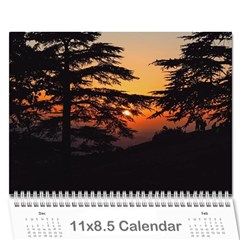calendar nature - Wall Calendar 11  x 8.5  (12-Months)