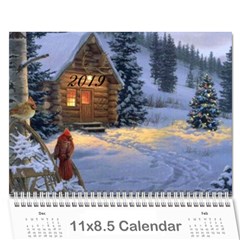 family calendar - Wall Calendar 11  x 8.5  (18 Months)