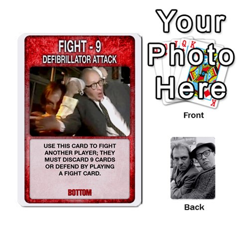 Queen Bottom The Card Game 2018 By Matthew Meadows Front - SpadeQ