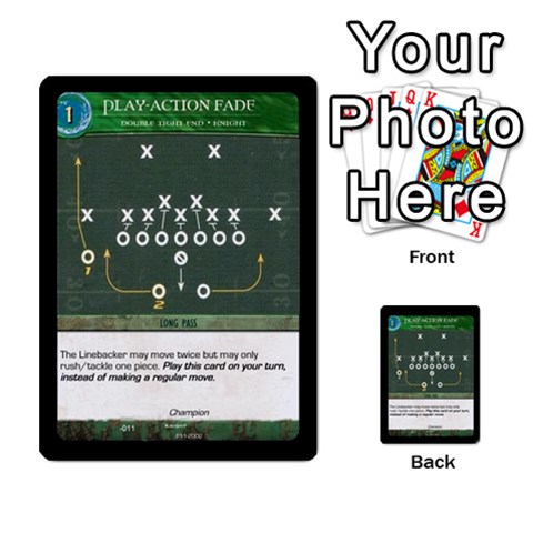 Football Offense Deck 02 By Michael Front 52