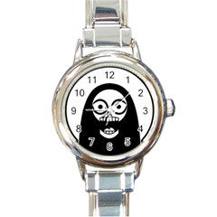 Round Italian Charm Watch