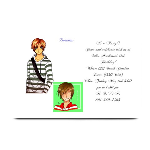 Ellie By Bonnie 18 x12  Plate Mat