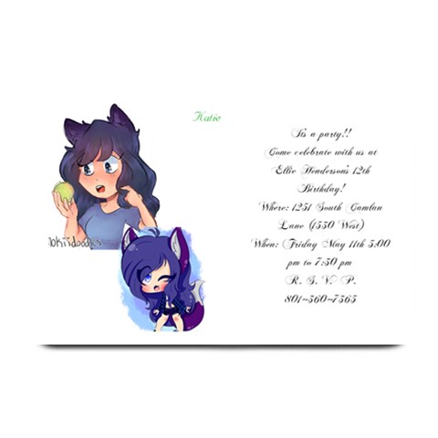 Ellie By Bonnie 18 x12  Plate Mat