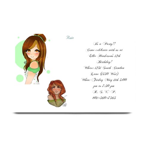 Ellie By Bonnie 18 x12  Plate Mat
