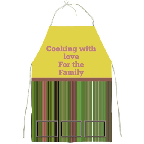 Cooking With Love Full Apron By Deborah Front