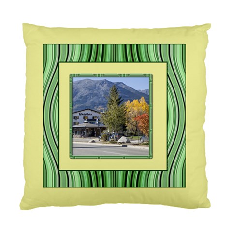 Lemon And Green Standard Cushion Case (two Sided) By Deborah Back