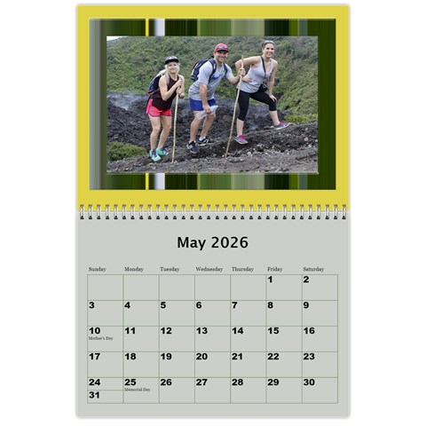 Shades Of Green 2026 Wall Calendar 11 X 8 5 (any Year) By Deborah May 2026