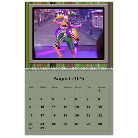Shades Of Green 2026 Wall Calendar 11 X 8 5 (any Year) By Deborah Aug 2026