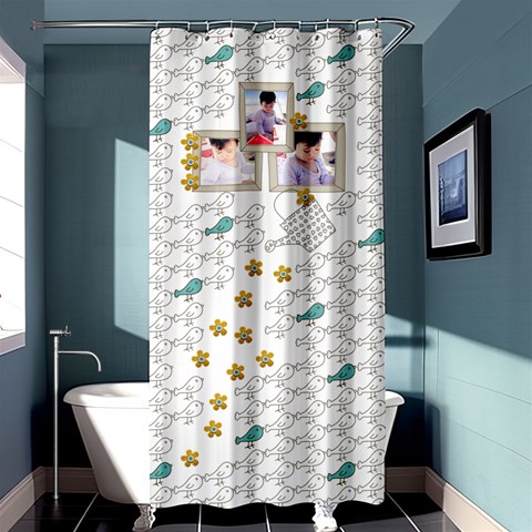 Shower Curtain 36x72 By Deca Curtain(36 X72 ) - 33.26 x66.24  Curtain(36 X72 )