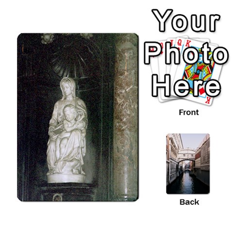 Italy & Belgium Cards By Lyn Clarke Front - Spade6