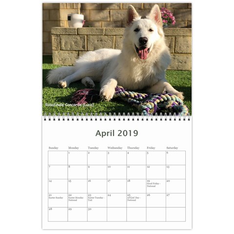 Wssdca Calendar 2019 Draft By Registrarwssdca Apr 2019