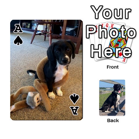 Ace Mels Cards By Robin Payne Front - SpadeA