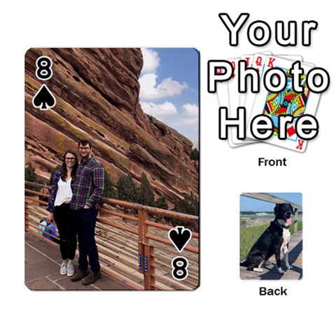Mels Cards By Robin Payne Front - Spade8